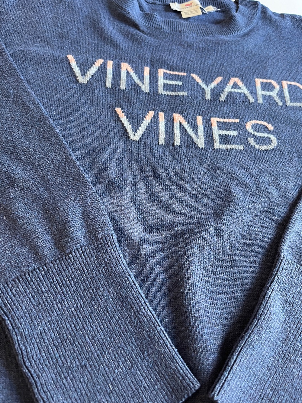 Vineyard Vines Limited Edition Cotton Blend Crewneck Sweater Women's XS Rare - Picture 7 of 11